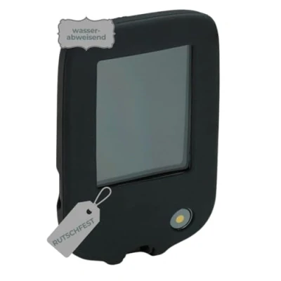 Afbeelding van caseroxx Siliconen hoesje compatibel met Freestyle Libre 1/2/3/Insulinx 14 Day en zonder riemclip in zwart