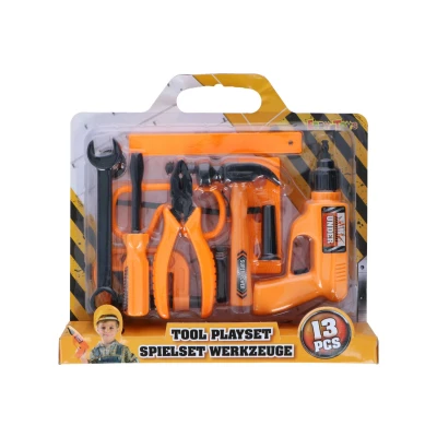 Afbeelding van Eddy Toys Kinder Gereedschap Speelgoed Gereedschapsset 13 delig