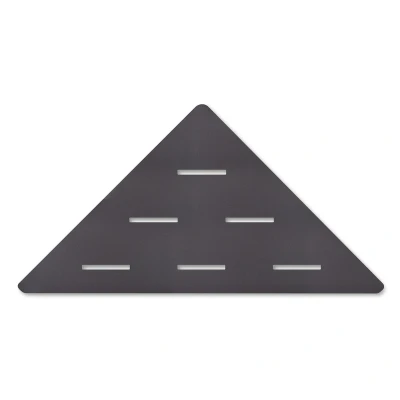 Afbeelding van LoooX Corner Shelf hoekplanchet 30x22cm geschikt voor in doucheruimte antraciet