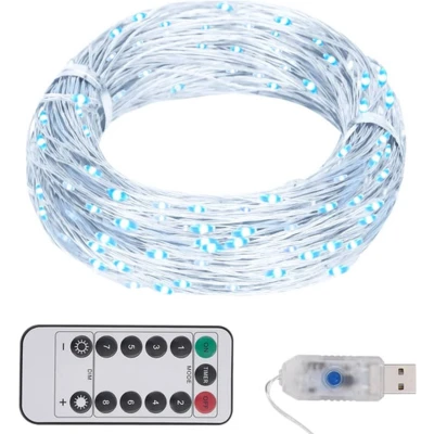 Afbeelding van Lichtslinger met 150 LED&#039;s 15 m koudwit