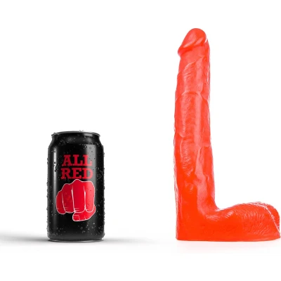 Afbeelding van All Red Dildo 21 x 3,5 cm rood