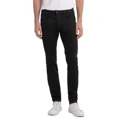 Afbeelding van Replay Anbass Hyperflex Clouds Slim fit jeans, Heren, Maat: 32x34, Black