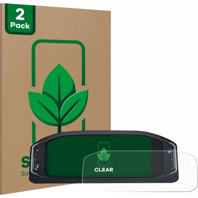Afbeelding van ScreenLeaf Screenprotector voor Volkswagen Active Info Display T Roc Duurzame schermbescherming Folie Beschermfolie transparant (2 Stuks)