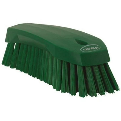 Image de VIKAN 38902 brosse à main L, 200 mm, polyester, dur, vert 3890/2