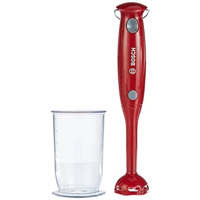 Afbeelding van Klein Toys Bosch speelgoedkeukemachine staafmixer rood