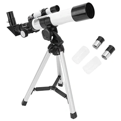 Afbeelding van Draagbare astronomische telescoop met 40 mm opening, 400 brandpuntsafstand, professionele refractortelescoop, voor volwassenen en kinderen beginners