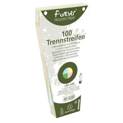 Afbeelding van Exacompta 13595E 6x 100 F.Interc.trapèze