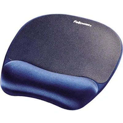 Image de Fellowes 9172801 Tapis Repose Poignet Ergo Mouss&#039; Saphir