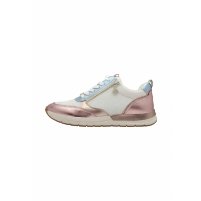 Afbeelding van Tamaris Sneakers laag, Dames, Maat: 36, Rose metallic Textiel/ synthetisch