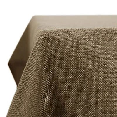Afbeelding van Deconovo Waterdicht tafelkleed, lotuseffect, 150 x cm, taupe