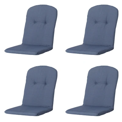 Afbeelding van Madison Kussen Kuip Hoog Panama Safier Blue 45x96 Blauw 4 Stuks
