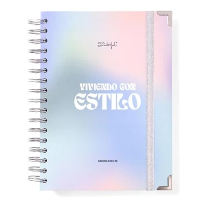 Afbeelding van Mr. Wonderful Weekplanner 2025 26, 18 maanden, met weekorganisatie, leven in stijl
