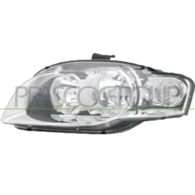 Afbeelding van PRASCO AD0224905 Koplampen rechts H7/H7 Wit Met regelmotor voor LWR AUDI: A4 B6/B7 Convertible, B7 Avant, Saloon