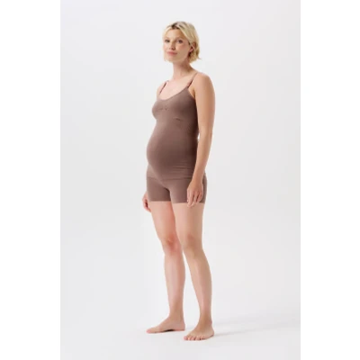 Afbeelding van Zwangerschaps Naadloze shorts Lai Sensil Breeze Deep Taupe XL/XXL