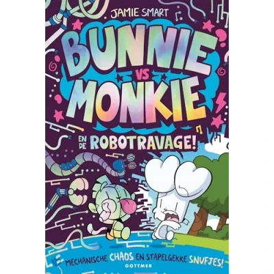 Afbeelding van Bunnie vs Monkie 6 en de robotravage