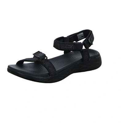 Afbeelding van Skechers On the go 600 Brilliancy sportsandaal voor dames, zwart.