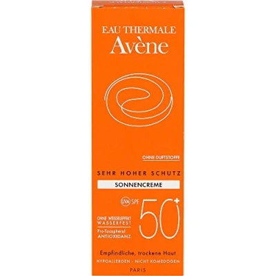 Afbeelding van Avène Zonbescherming SPF50+ Crème Parfumvrij