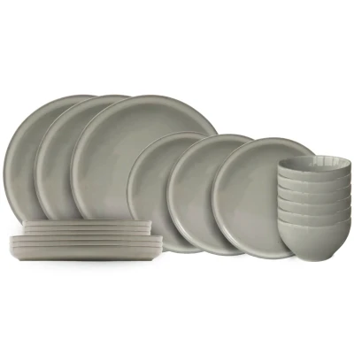 Afbeelding van Studio Tavola Serviesset Stone Grey 18 delig / 6 personen