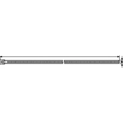 Afbeelding van HellermannTyton 115 00003 LR55R PA66 RD Q1 Kabelbinder 196 mm 4.80 Rood Hersluitbaar, Hittegestabiliseerd 25 stuk(s)