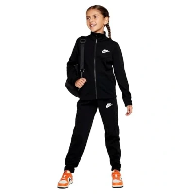 Afbeelding van Nike Sportswear Tracksuit Unisex SET Trainingsbroek voor kinderen, Maat: 158/170, Black/white