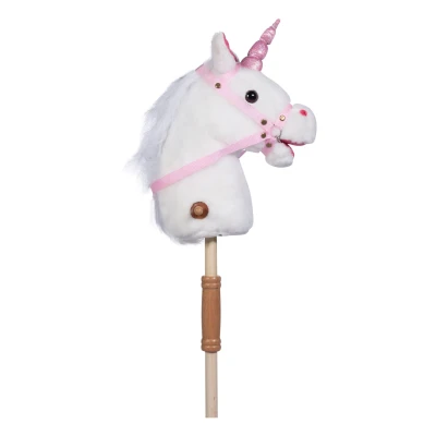 Image de HKM Hobby Horse à Roulettes Bella Blanc