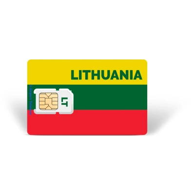 Afbeelding van eSIM Litouwen Unlimited 7 Dagen Data Prepaid Met Snel 4G/5G Internet En Bellen Op Reis In Europa Airport Telecom