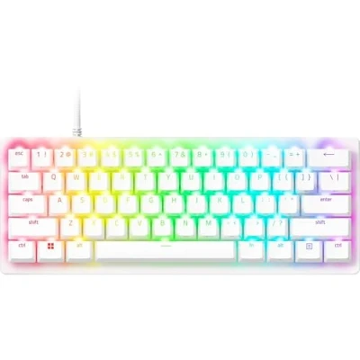 Afbeelding van Razer Huntsman V3 Pro Mini Gaming Toetsenbord 60% RGB Optische Switches Qwerty Wit