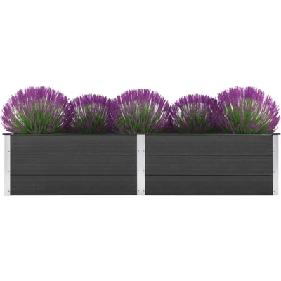 Afbeelding van Plantenbak verhoogd 250x50x54 cm HKC grijs