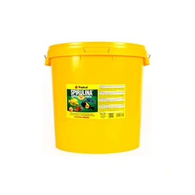 Afbeelding van TROPICAL visvoer Super Spirulina Forte 36% flakes 21 Liter