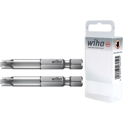 Afbeelding van Wiha Plus/minus bit SL/PZ 1 Chroom vanadium staal Gehard E 6.3 2 stuk(s)