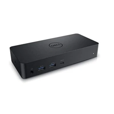 Afbeelding van Dell D6000 USB C Triple Dock Station, tot drie 4K weergave via het midden, UHD 5K, 3.0, Gigabit Ethernet, 130 Watt AC adapter, opladen 65 W laptop 452 Bcyt Bcyh (