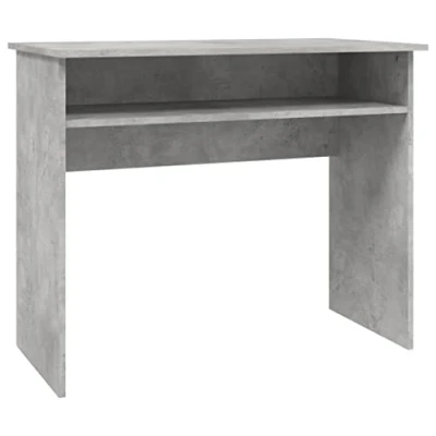 Image de vidaXL Bureau Gris béton 90x50x74 cm Bois d&#039;ingénierie801174