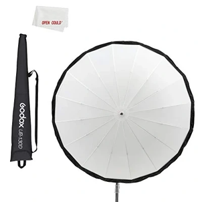 Afbeelding van Godox 130cm Parabolische Paraplu Transparant (Parabolische softbox), Softboxen + Reflectoren