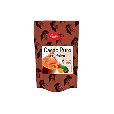 Afbeelding van GRANERO Cacao poeder 20 22% biologisch vet 350g, niet van toepassing