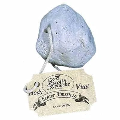 Afbeelding van Croll &amp; Denecke Puimsteen Vulkanisch gesteente Eelt verwijderaar 100% Natuurlijke peeling Ca. 8cm x 7cm 4cm Wit