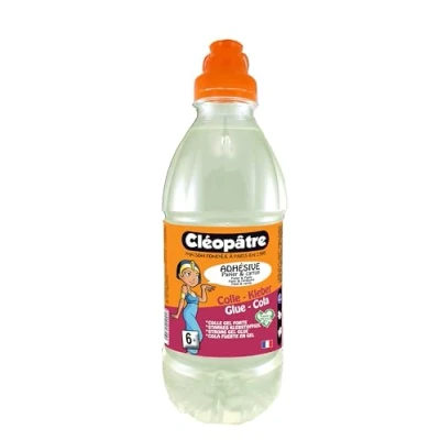 Afbeelding van Cléopâtre AD500 lijm navulfles met transparante sterk, 500 g