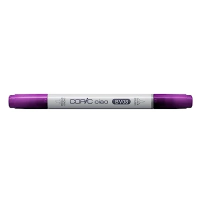 Afbeelding van COPIC Ciao BV08, Blue Violet, twin marker met medium punt en penseelpunt