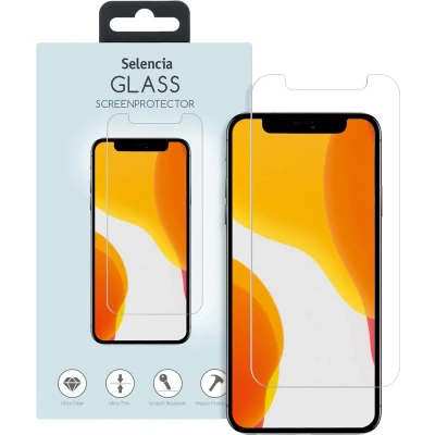 Afbeelding van Selencia Screenprotector Geschikt voor iPhone 12 Mini Tempered Glass Gehard Glas