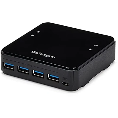 Afbeelding van USB Hub Startech HBS304A24A Black 5 Gbit/s
