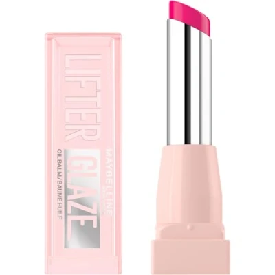 Image de Maybelline New York Baume à lèvres coloré, douces et brillantes, jusqu&#039;à 24h d&#039;hydratation, avec acide hyaluronique, Lifter Glaze, teinte 003 Rose Bite