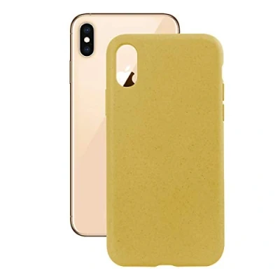 Afbeelding van Telefoonhoes Iphone XS MAX KSIX Eco Friendly Kleur Geel
