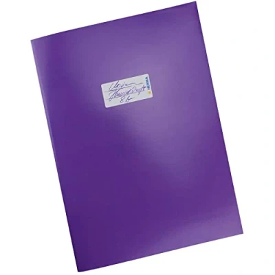 Afbeelding van HERMA 19744 klapmap van stevig en extra sterk karton voor DIN A4 ordners, A4, violet