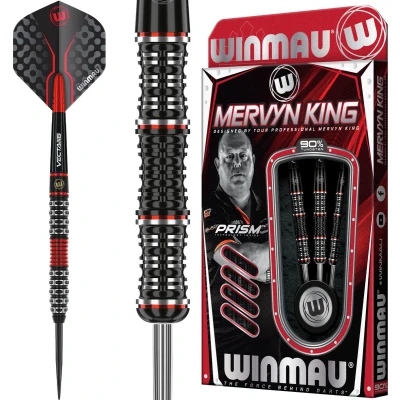 Afbeelding van WINMAU Mervyn King Special Edition: Steeltip Tungsten Dartpijlen Professioneel 20g