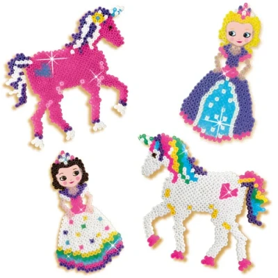 Afbeelding van Ses creative strijkkralen eenhoorns en prinsessen