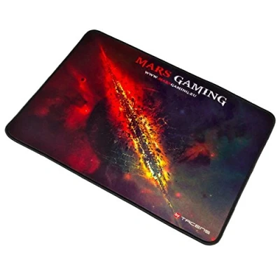 Afbeelding van MARSGAMING MMP1 PC muismat (hoogste precisie met elke muis, natuurlijke rubberen basis, maximaal comfort, versterkte randen, medium/35 x 25 cm)