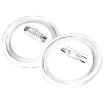 Afbeelding van Buttons met spelden 100 st 58 mm acryl
