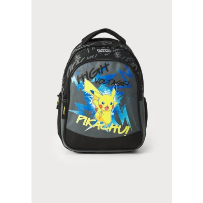 Afbeelding van Kidzroom Backpack POKÉMON Gotta Catch &#039;EM ALL! Unisex Schooltas voor kinderen, Maat: One Size, Black