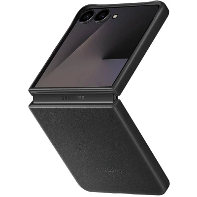 Afbeelding van Originele KindSuit Vegan Leather Case voor de Samsung Galaxy Z Flip 7 Black