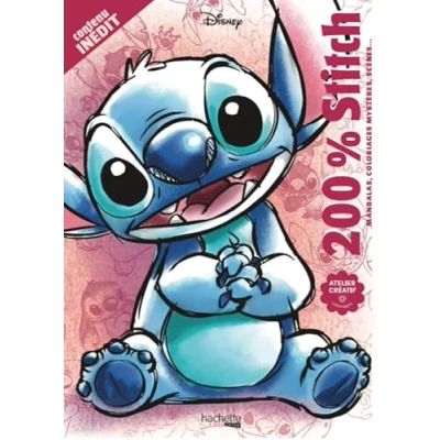 Afbeelding van Disney 200% Stitch Hachette Kleurboek voor volwassenen en kinderen