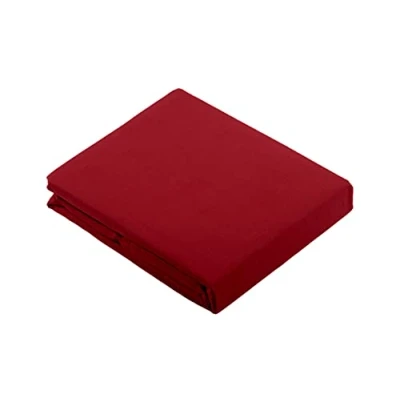 Afbeelding van STOF Bedlaken Afmetingen 300x240 cm 100% Katoen Kleur Rood Model Alicia Uitzonderlijke kwaliteit Oeko Tex gecertificeerd Onderhoudsvriendelijk